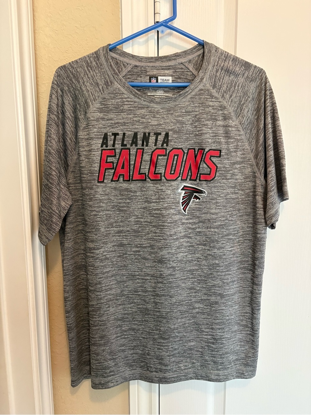 NFL Team Apparel Heather Gray Crewneck